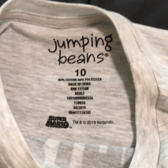 Worn once! Mario Brother’s long sleeve - Picture 3 of 3